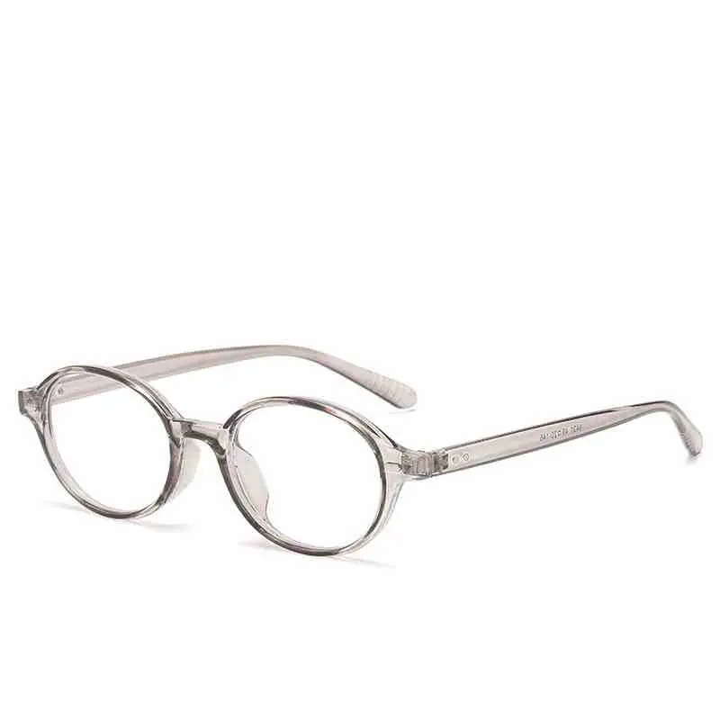 2025 New Oval Sunglasses European American Trendy High-End Sunshade Sunglasses Literary Retro Anti-Blue Light Flat Glasses - Image 11