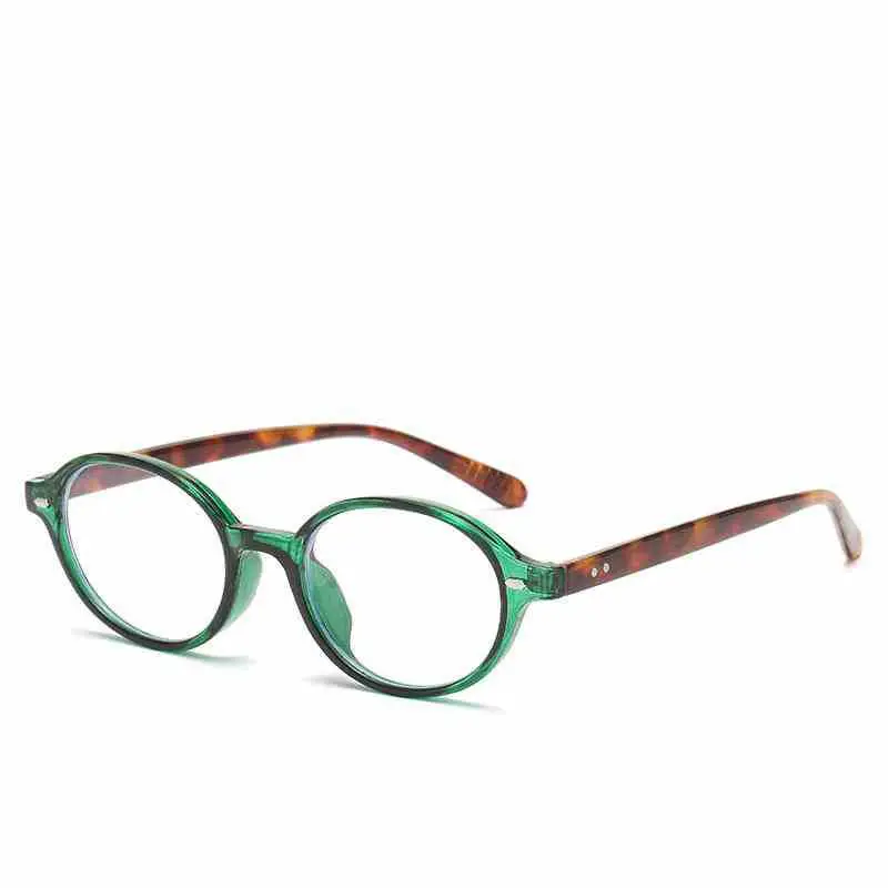 2025 New Oval Sunglasses European American Trendy High-End Sunshade Sunglasses Literary Retro Anti-Blue Light Flat Glasses - Image 9