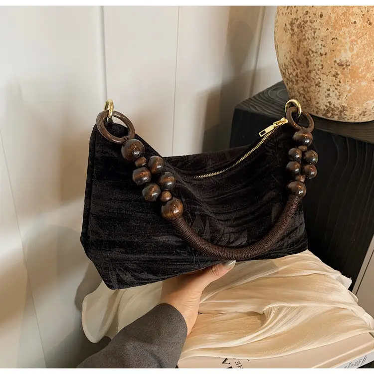 Retro Beaded Shoulder Bag for Women 2026 — feature 10