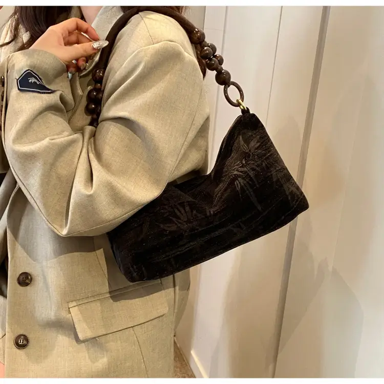 Retro Beaded Shoulder Bag for Women 2026 — feature 21