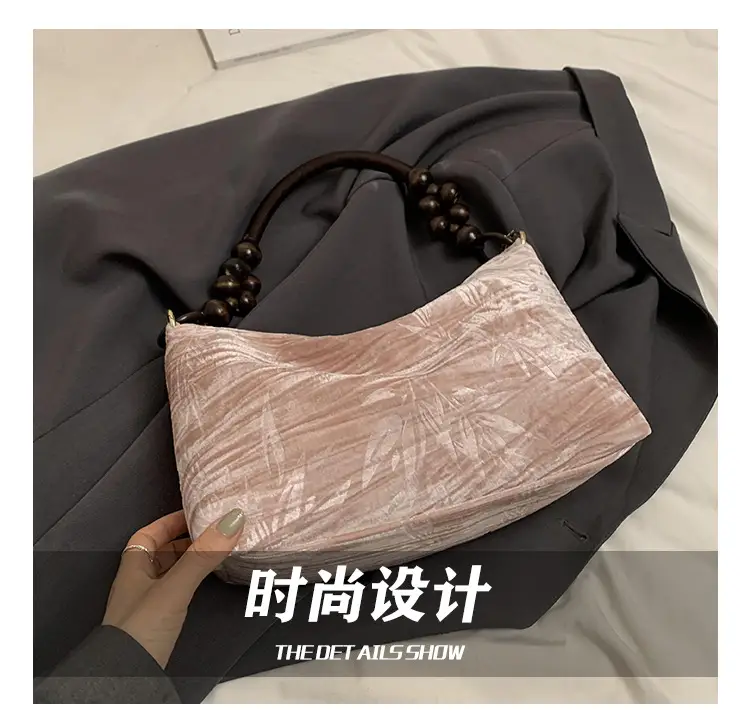 Retro Beaded Shoulder Bag for Women 2026 — feature 3