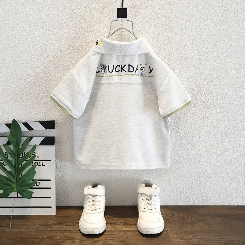 Boys Cartoon Polo Shirt Short Sleeve 2025 - Image 3