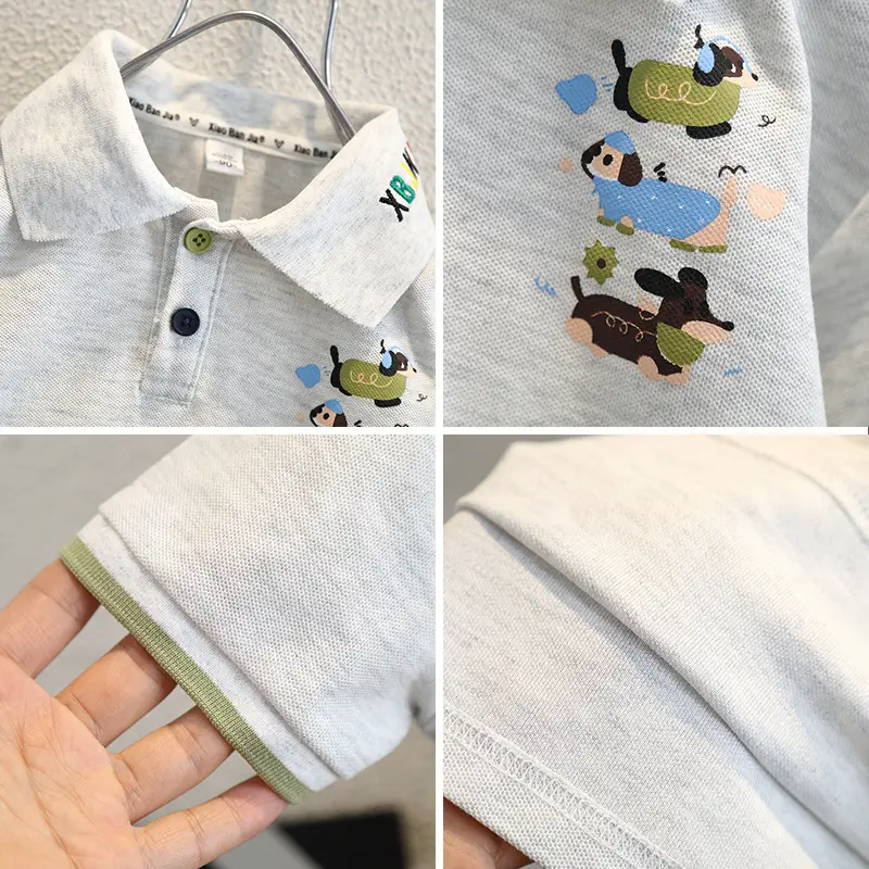 Boys Cartoon Polo Shirt Short Sleeve 2025 - Image 5