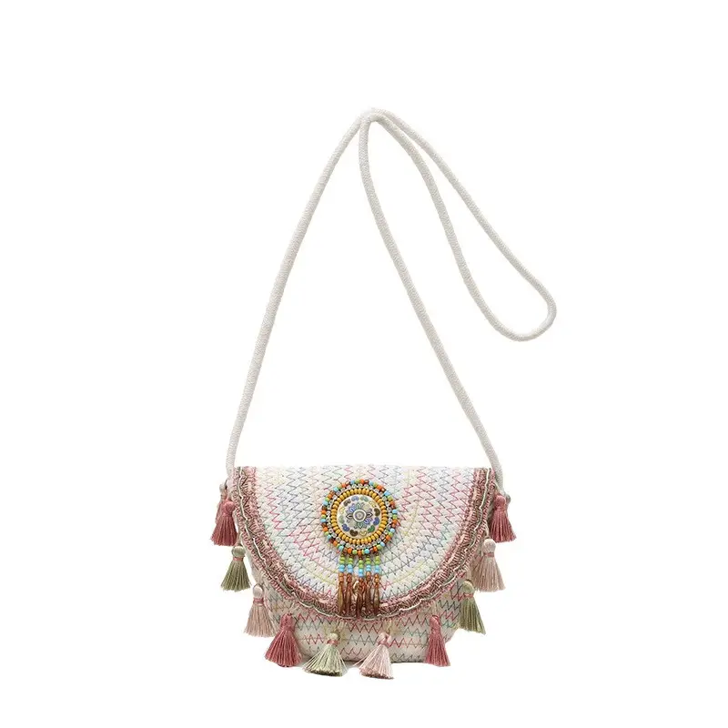 2025 Women's Braided Tassel Crossbody Bag - Image 8