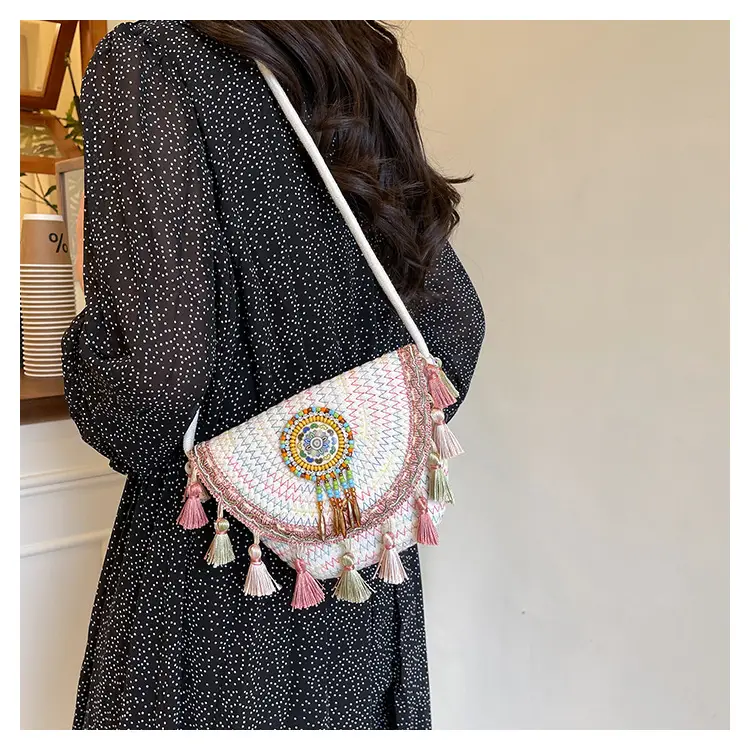 2025 Women's Braided Tassel Crossbody Bag — feature 18