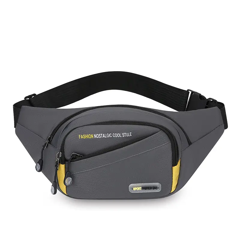 Men's Oxford Cloth Waist Bag Large Capacity Multi-Layer Crossbody - Image 9