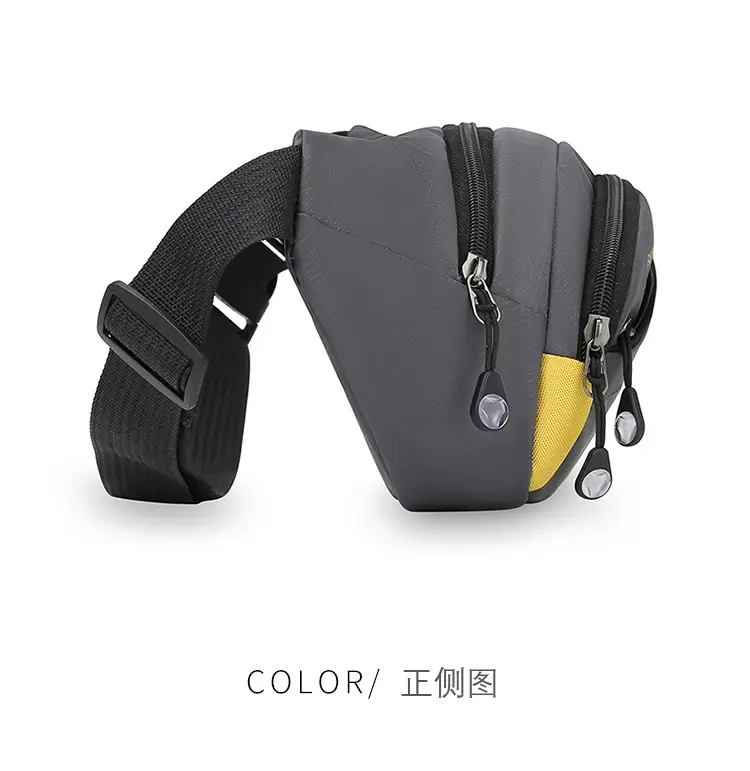 Men's Oxford Cloth Waist Bag Large Capacity Multi-Layer Crossbody — feature 16