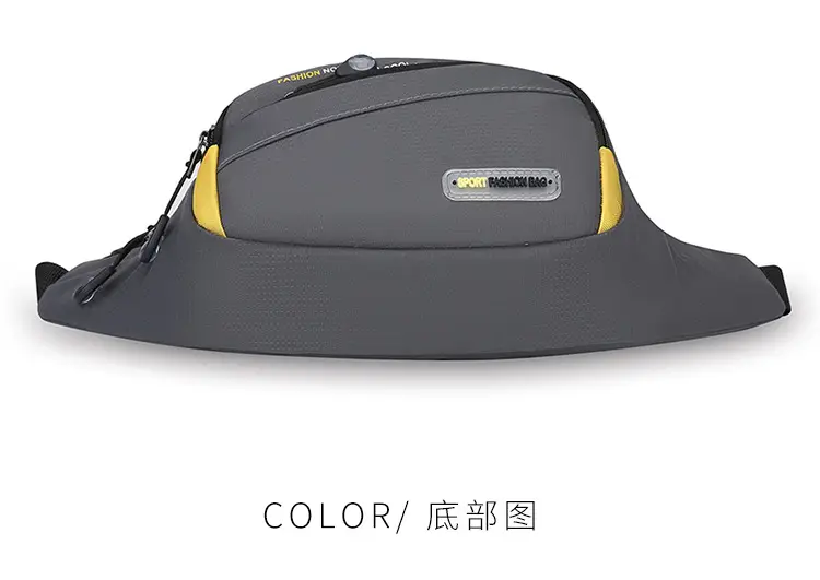 Men's Oxford Cloth Waist Bag Large Capacity Multi-Layer Crossbody — feature 18