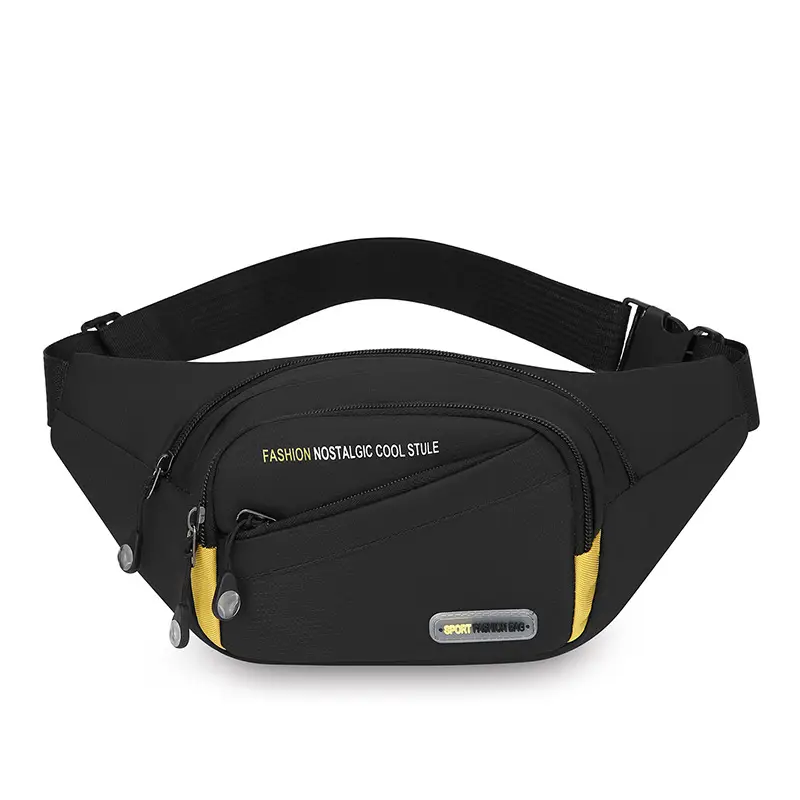 Men's Oxford Cloth Waist Bag Large Capacity Multi-Layer Crossbody - Image 2