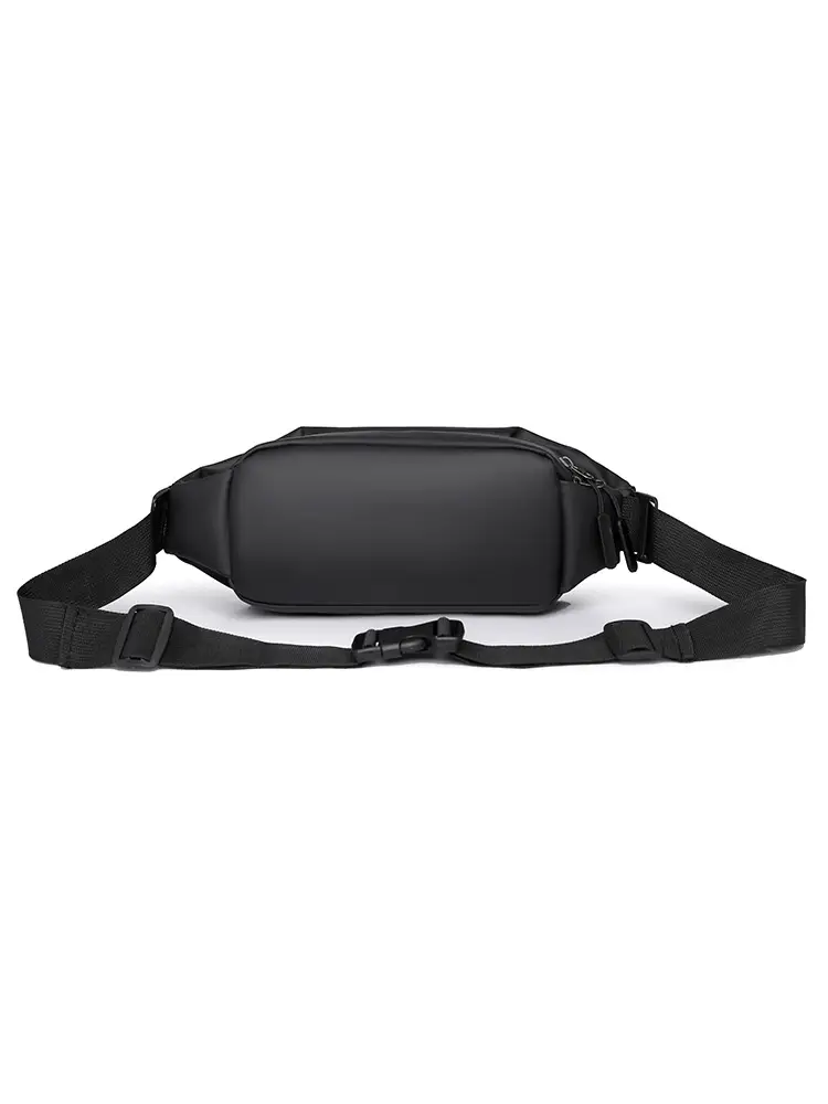 Black Crossbody Shoulder Bag Large Capacity Business Commuter