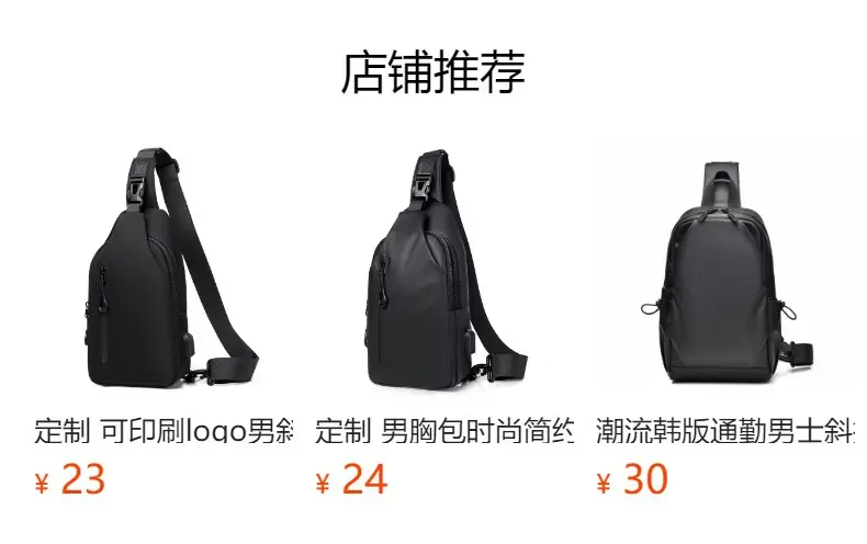 Black Crossbody Shoulder Bag Large Capacity Business Commuter — feature 2