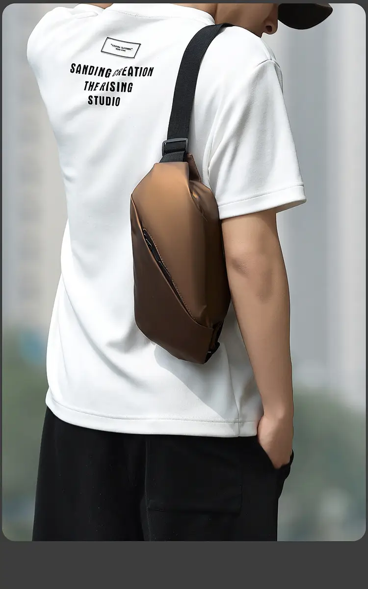 Black Crossbody Shoulder Bag Large Capacity Business Commuter — feature 7