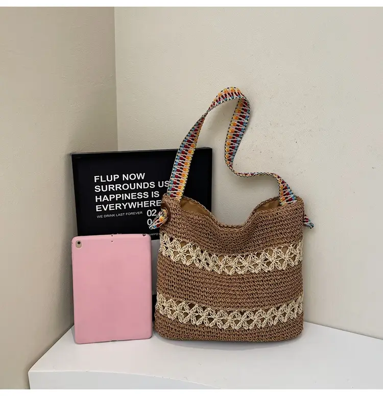Women Cross-Border Woven Bag 2025 New Texture Hollow Design — feature 49