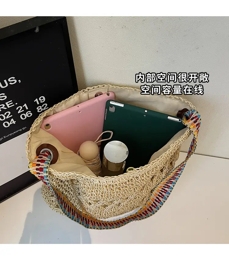 Women Cross-Border Woven Bag 2025 New Texture Hollow Design — feature 7