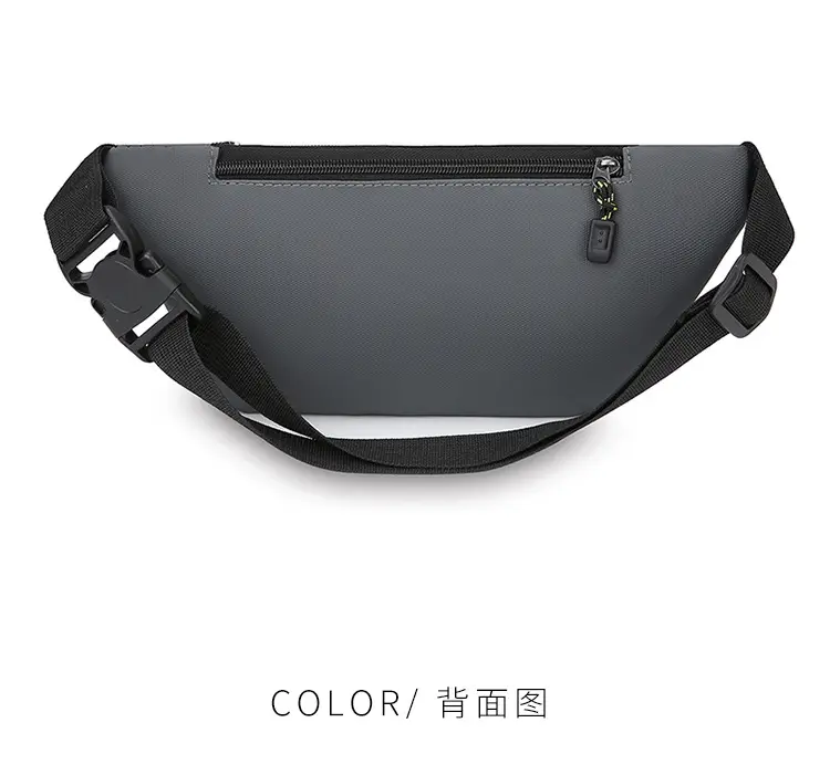 Men's Multi-Color Waist Bag with Zippered Pockets — feature 16