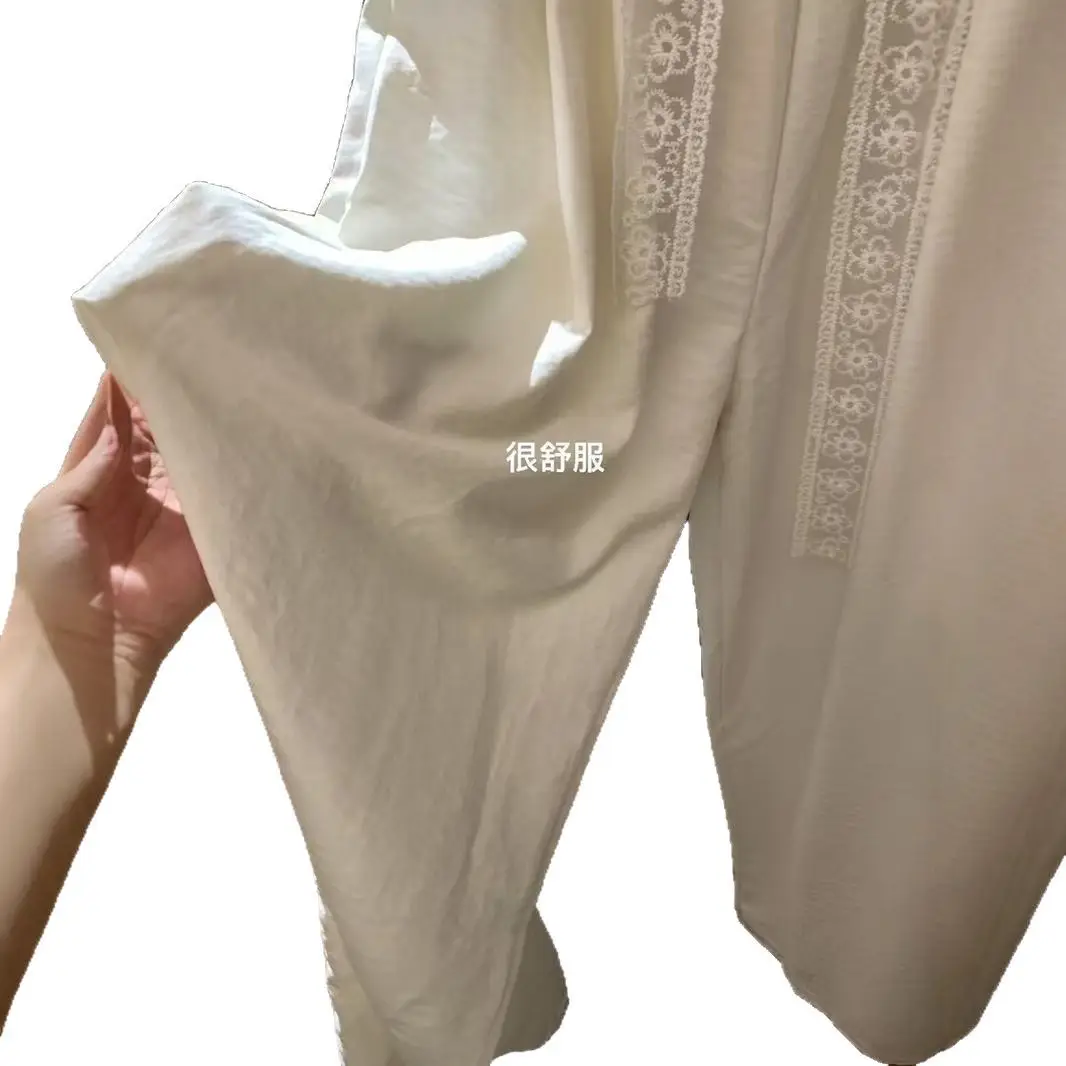 Women Light Lace Belt Cargo Pants Summer 2025
