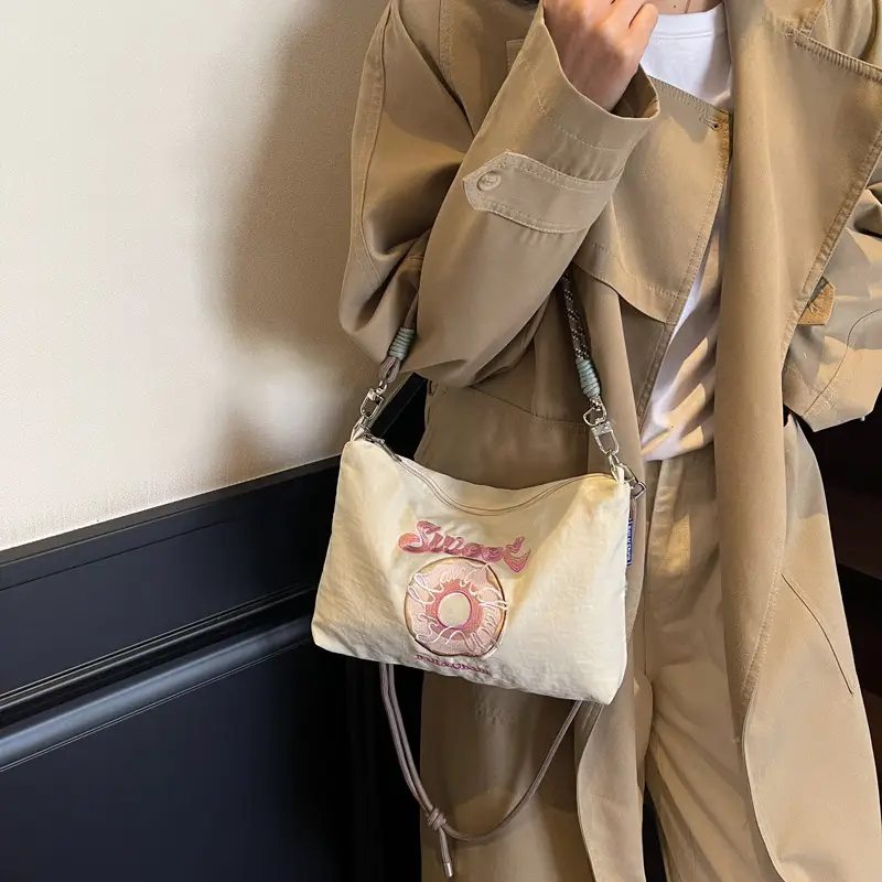 2026 Donut Embroidery Shoulder Bag for Women - Image 7