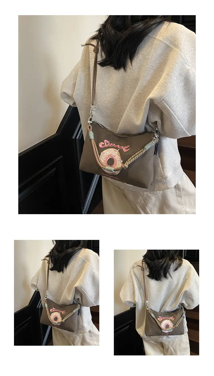 2026 Donut Embroidery Shoulder Bag for Women — feature 10