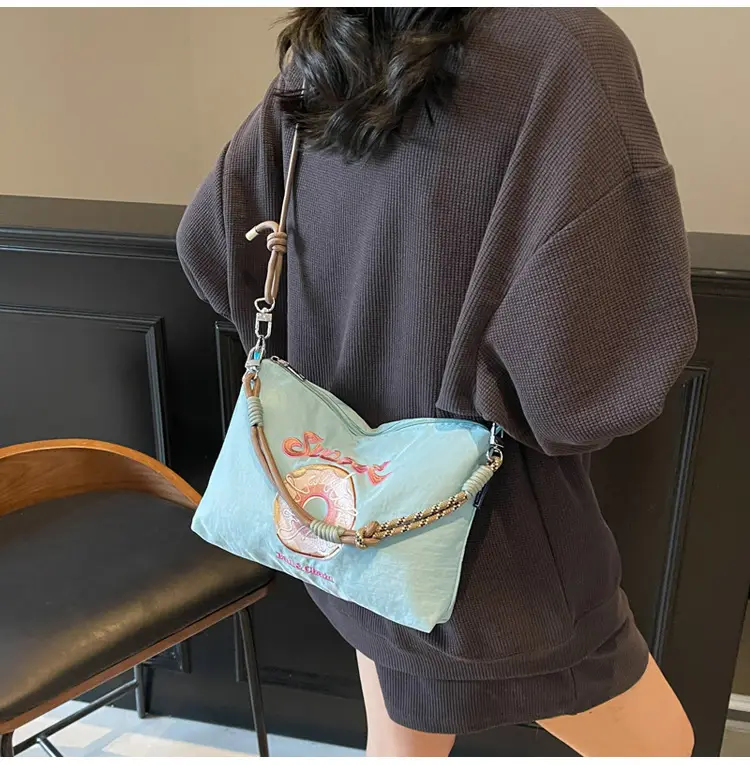 2026 Donut Embroidery Shoulder Bag for Women — feature 26