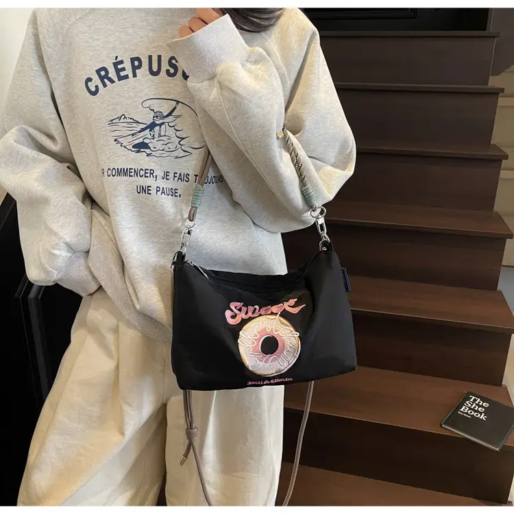 2026 Donut Embroidery Shoulder Bag for Women — feature 30