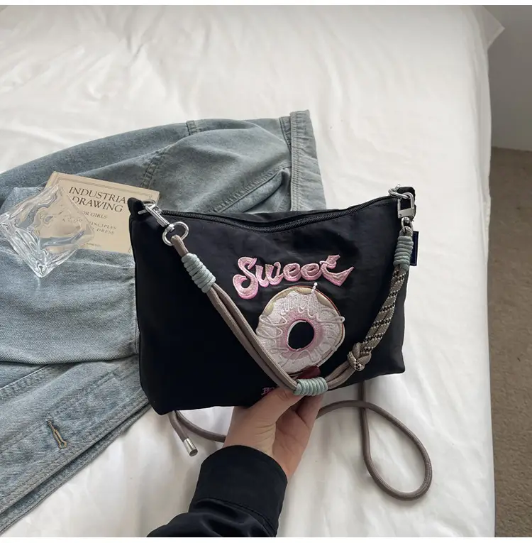 2026 Donut Embroidery Shoulder Bag for Women — feature 35