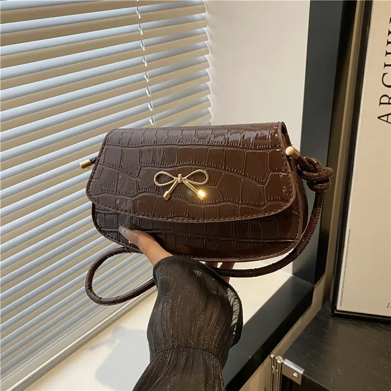 Red Bow Knot Crossbody Bag for Women