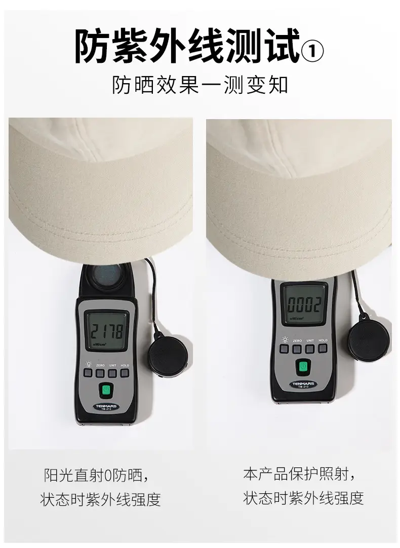 Men Pure Cotton Flip-Up Sunshade Cap Tan — feature 5