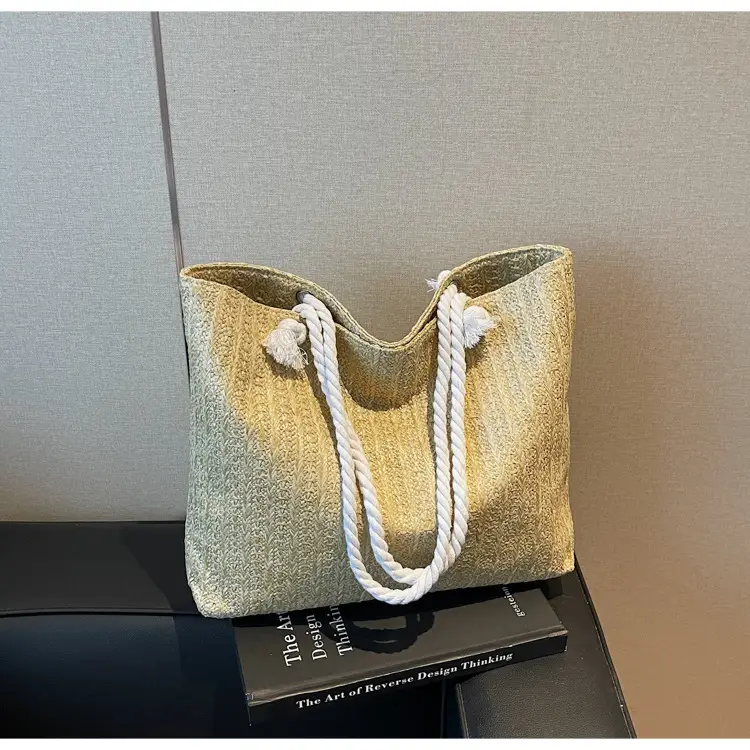 Straw Woven Shoulder Bag Large Capacity Women — feature 20