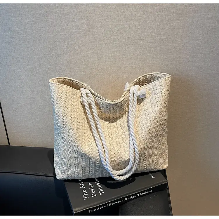 Straw Woven Shoulder Bag Large Capacity Women — feature 22