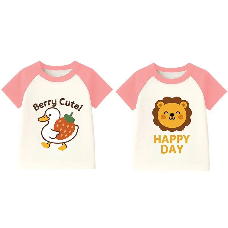 2025 Cartoon Baby T-Shirt Set Summer Kids Cotton - Image 9