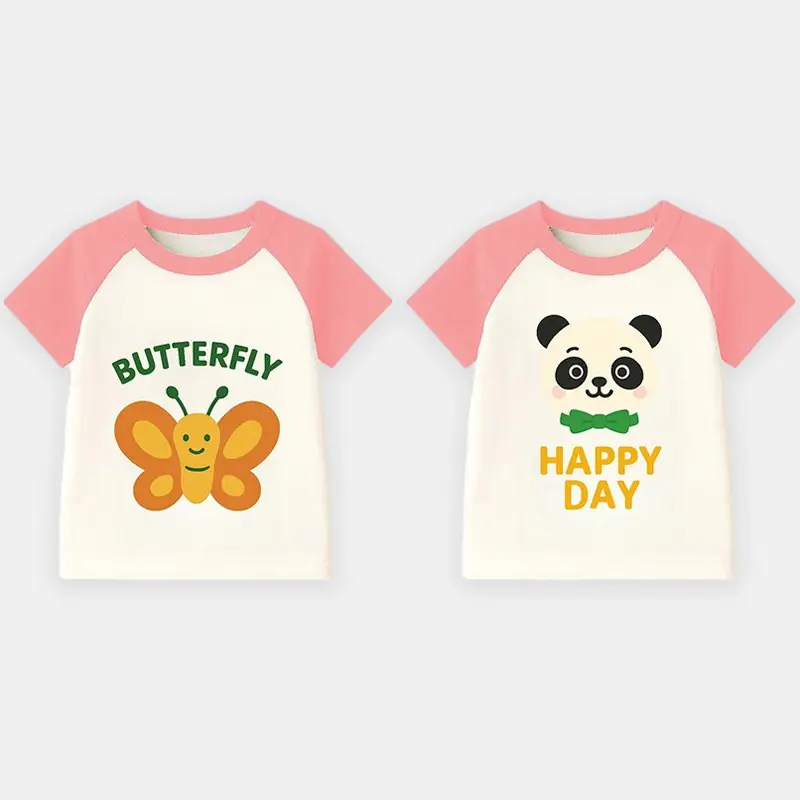 2025 Cartoon Baby T-Shirt Set Summer Kids Cotton - Image 3