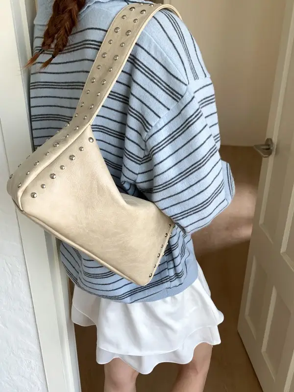 Retro Rivet Bag Women Summer 2025 - Image 5