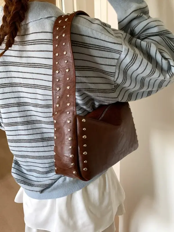 Retro Rivet Bag Women Summer 2025 - Image 6