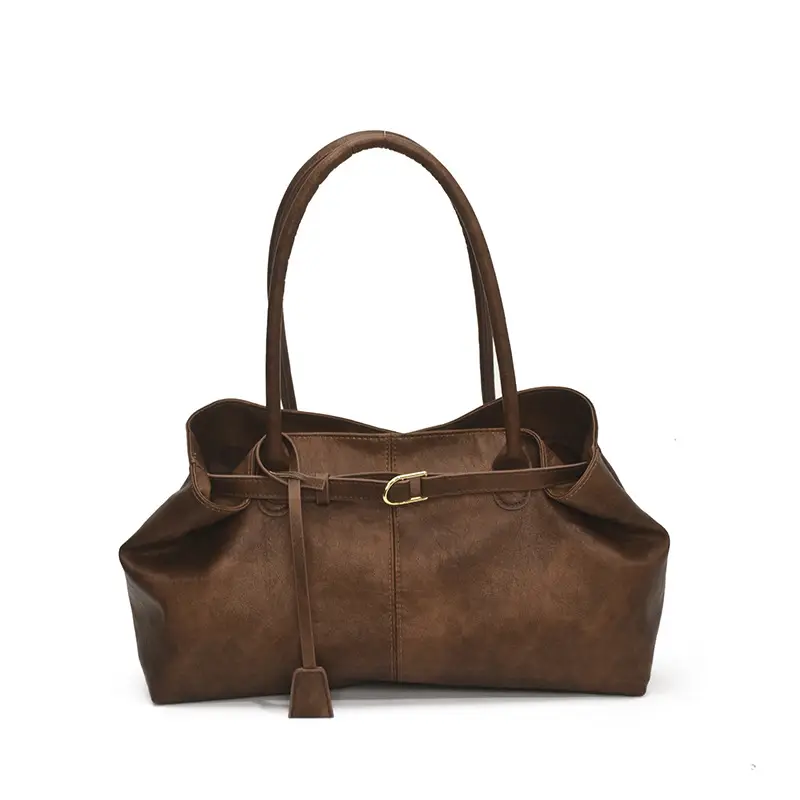 Brown Cross-Border Large Capacity Women's Tote Bag - Image 4