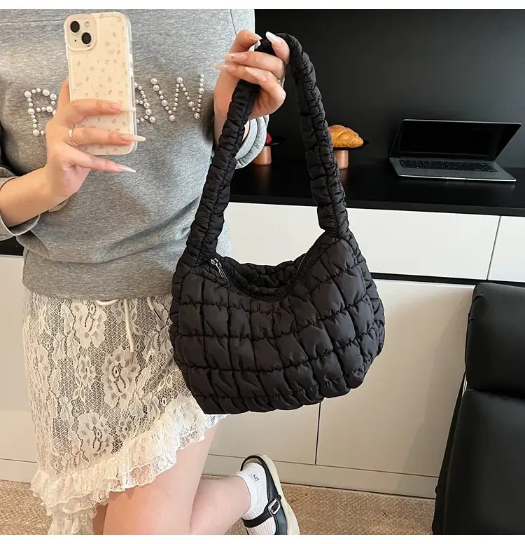 Pink Quilted Armpit Bag for Women 2025 — feature 15