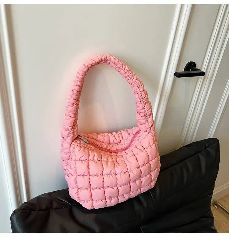 Pink Quilted Armpit Bag for Women 2025 — feature 41