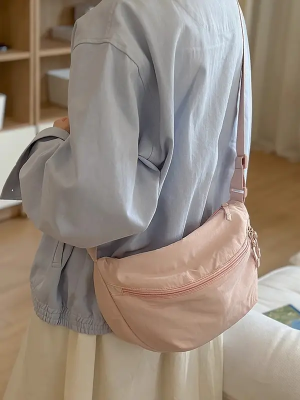 Japanese Style Waterproof Crossbody Bag Unisex Nylon - Image 7