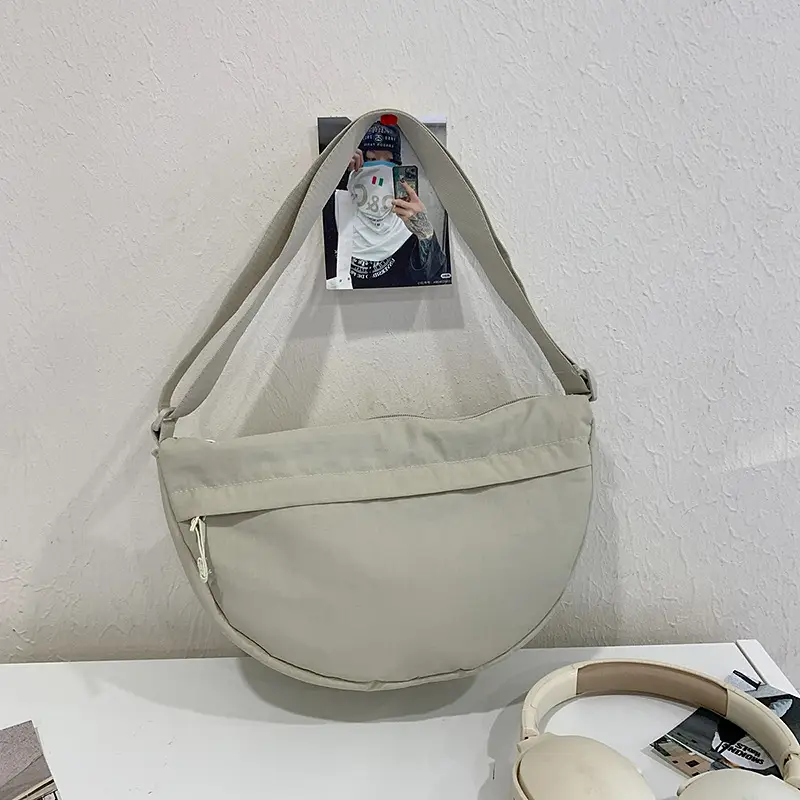 Japanese Style Waterproof Crossbody Bag Unisex Nylon - Image 2