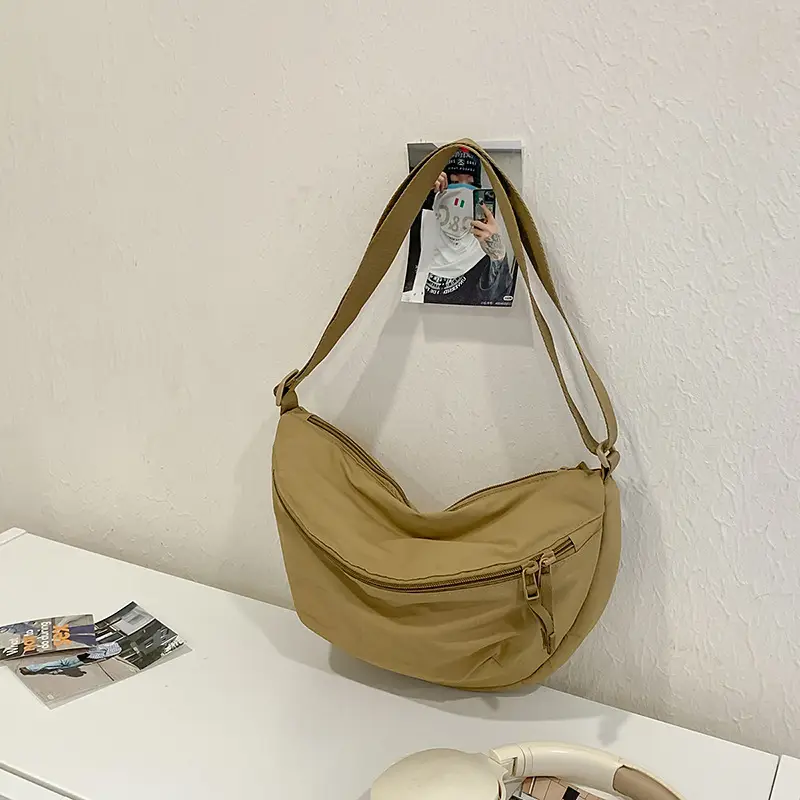 Japanese Style Waterproof Crossbody Bag Unisex Nylon - Image 5