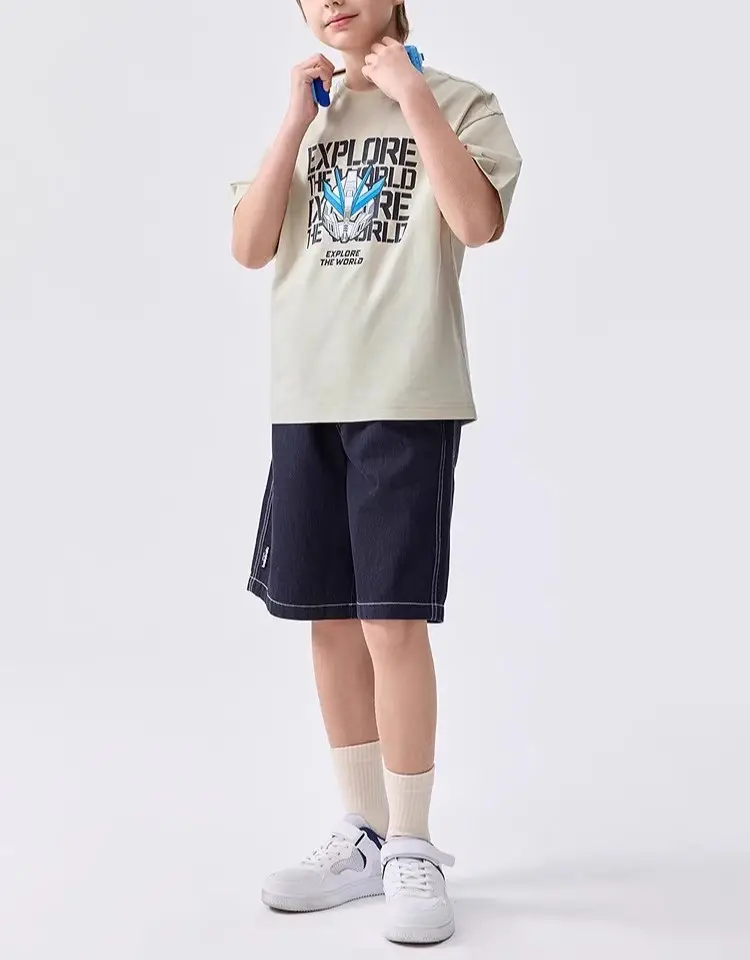 Wholesale Boys T-Shirt 2025 Cotton Summer Medium Large — feature 23