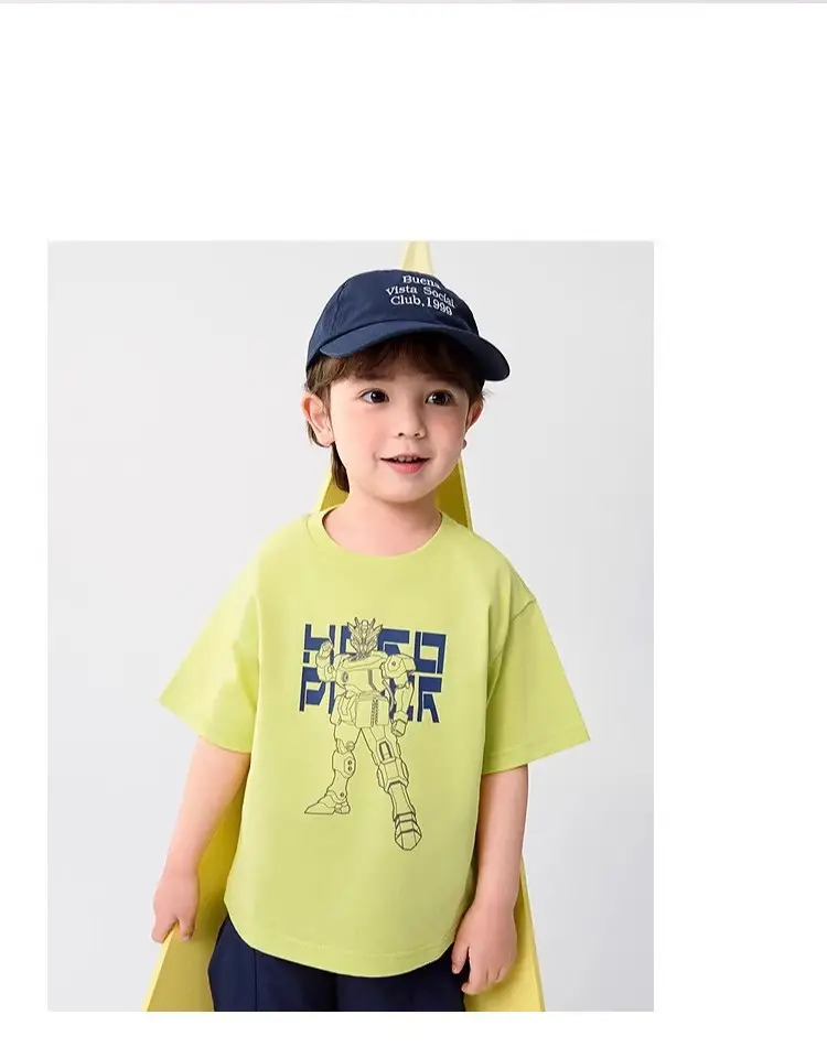 Wholesale Boys T-Shirt 2025 Cotton Summer Medium Large — feature 24