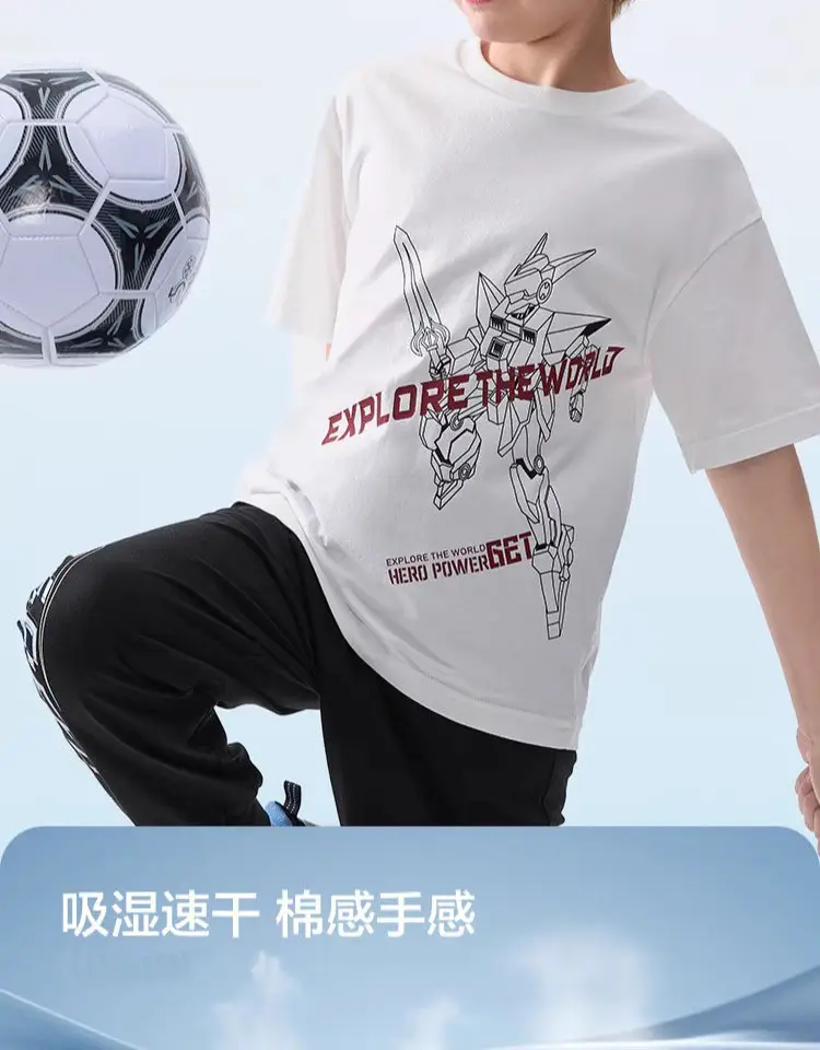 Wholesale Boys T-Shirt 2025 Cotton Summer Medium Large — feature 5