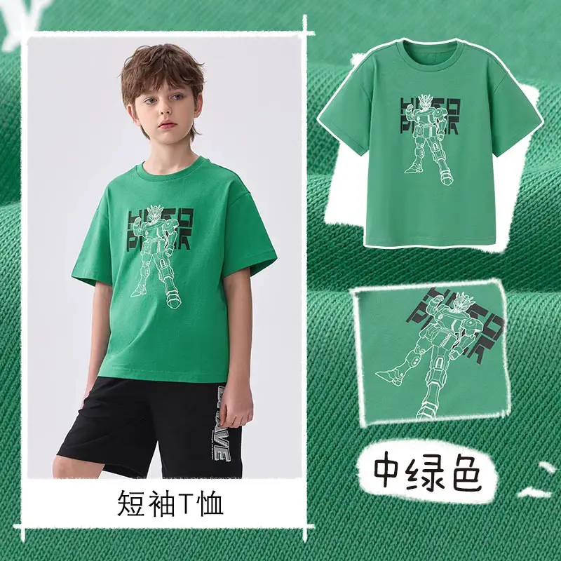 Wholesale Boys T-Shirt 2025 Cotton Summer Medium Large - Image 4