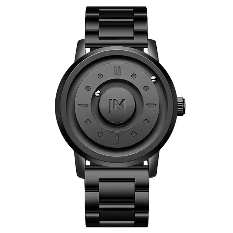 Men's Black Magnetic Levitation Quartz Watch - Image 16