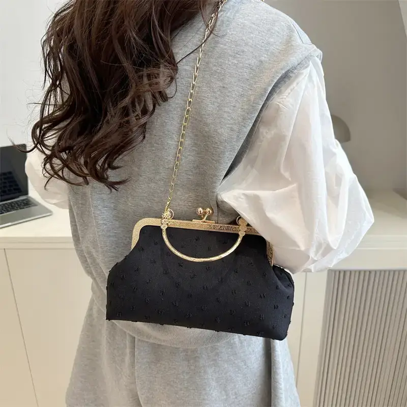 Light Blue Embellished Crossbody Bag for Women - Image 7