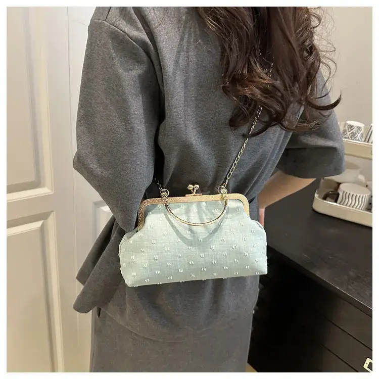 Light Blue Embellished Crossbody Bag for Women — feature 21