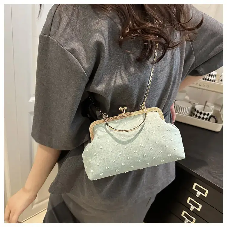 Light Blue Embellished Crossbody Bag for Women — feature 22