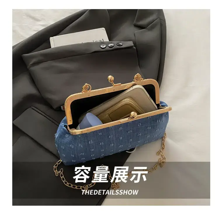 Light Blue Embellished Crossbody Bag for Women — feature 7