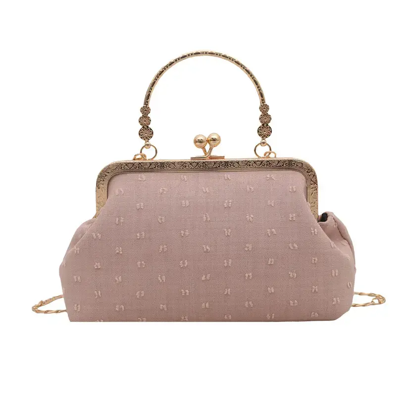 Light Blue Embellished Crossbody Bag for Women - Image 3
