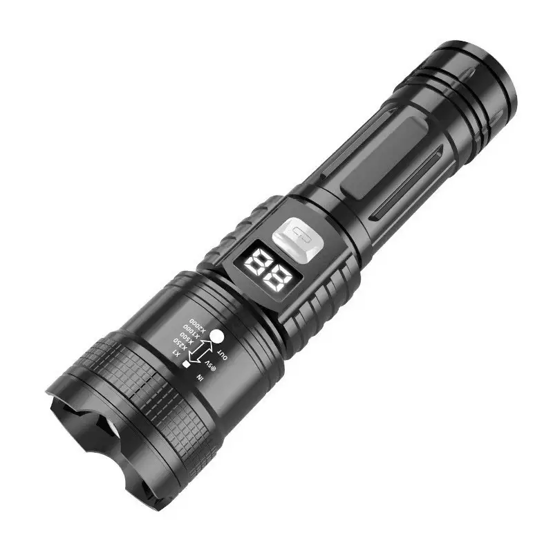 Cross-border P50 Flashlight Zoom Digital Display - Image 6
